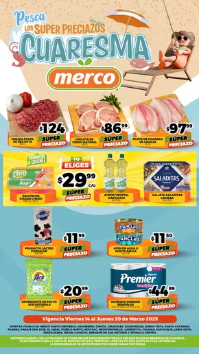 Ofertas de Supermercados en Monterrey | Pesca los Super Preciazos Cuaresma de Merco | 14/3/2025 - 20/3/2025