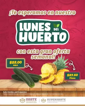 Ofertas de Supermercados en Monterrey | Excelente oferta para todos los clientes de SuperISSSTE | 17/3/2025 - 23/3/2025