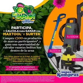 Catálogo Super kompras en Atlacomulco de Fabela | Gran variedad de ofertas | 21/3/2025 - 22/3/2025