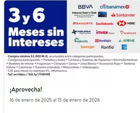 Ofertas de Supermercados en Monterrey | Promos de Sam's Club | 19/3/2025 - 15/1/2026