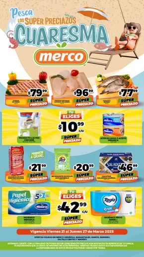 Ofertas de Supermercados en Saltillo | Pesca los Super Preciazos Cuaresma de Merco | 21/3/2025 - 27/3/2025