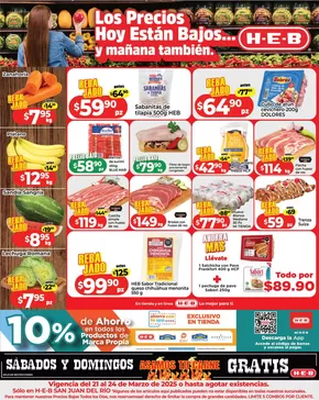Catálogo HEB en Aguascalientes | Los precios hoy estan bajos... | 21/3/2025 - 24/3/2025