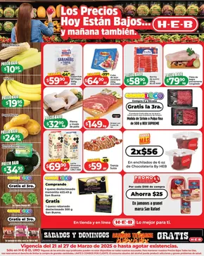 Catálogo HEB en Aguascalientes | Precios Bajos | 21/3/2025 - 27/3/2025