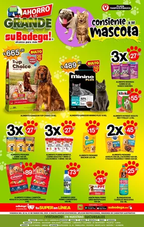 Catálogo SuBodega en Heróica Matamoros | Ofertas y promociones actuales | 20/3/2025 - 23/3/2025