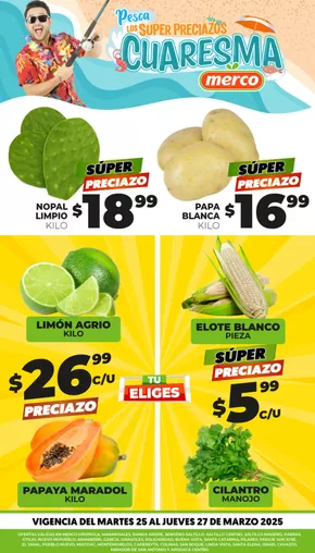 Catálogo Merco en Ramos Arizpe | Pesca los Super Preciazos Cuaresma | 25/3/2025 - 27/3/2025