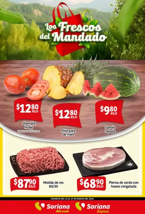 Ofertas de Supermercados en Tecomán | Martes y Miércoles del Campo Mercado Nacional de Soriana Mercado | 25/3/2025 - 27/3/2025