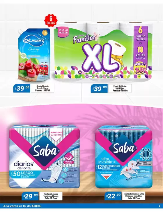 Catálogo Tiendas 3B en La Providencia Siglo XXI | Volante Temporal Marzo | 1/4/2025 - 30/4/2025