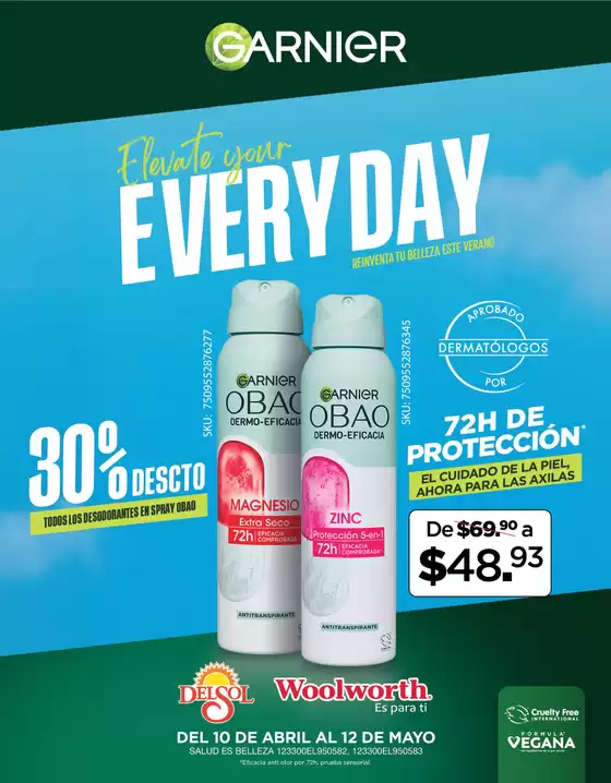 Catálogo Woolworth en Heroica Nogales | Beauty Days - Pasillo Frabel Abril 2025 | 11/4/2025 - 12/5/2025