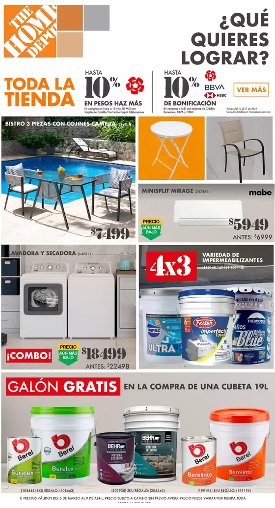 Catálogo The Home Depot en San Juan del Río (Querétaro) | The Home Depot - ¿Qué quieres lograr? | 10/4/2025 - 14/5/2025
