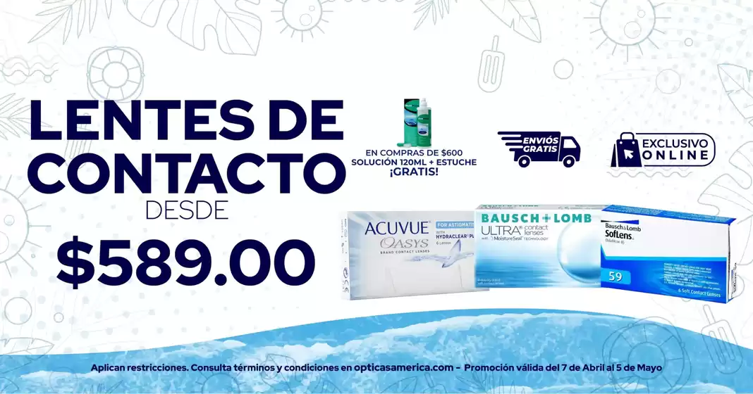 Catálogo Ópticas América en Ciudad de México | Promociones | 14/4/2025 - 5/5/2025