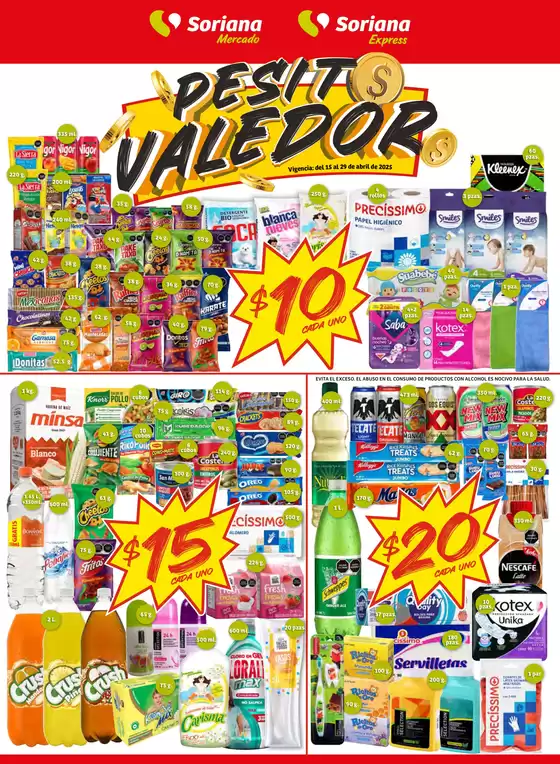 Catálogo Soriana Mercado en San Andrés Tuxtla | Pesito Valedor Valle de México: Valle de México | 15/4/2025 - 29/4/2025