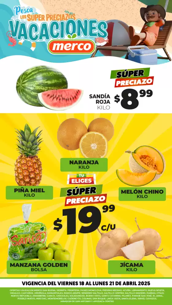 Catálogo Merco en Ciudad Benito Juárez | Merco - Pesca los SUPER PRECIAZOS | 18/4/2025 - 21/4/2025