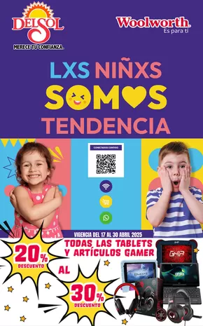 Ofertas de Tiendas Departamentales en Marte R. Gómez (Tobarito) | Lxs Niñxs Somos Tendencia - Día del Niño 2025 de Woolworth | 17/4/2025 - 30/4/2025