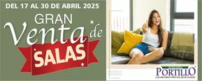 Ofertas de Hogar en Delicias | Gran Venta de salas de Mueblerías Portillo | 23/4/2025 - 30/4/2025