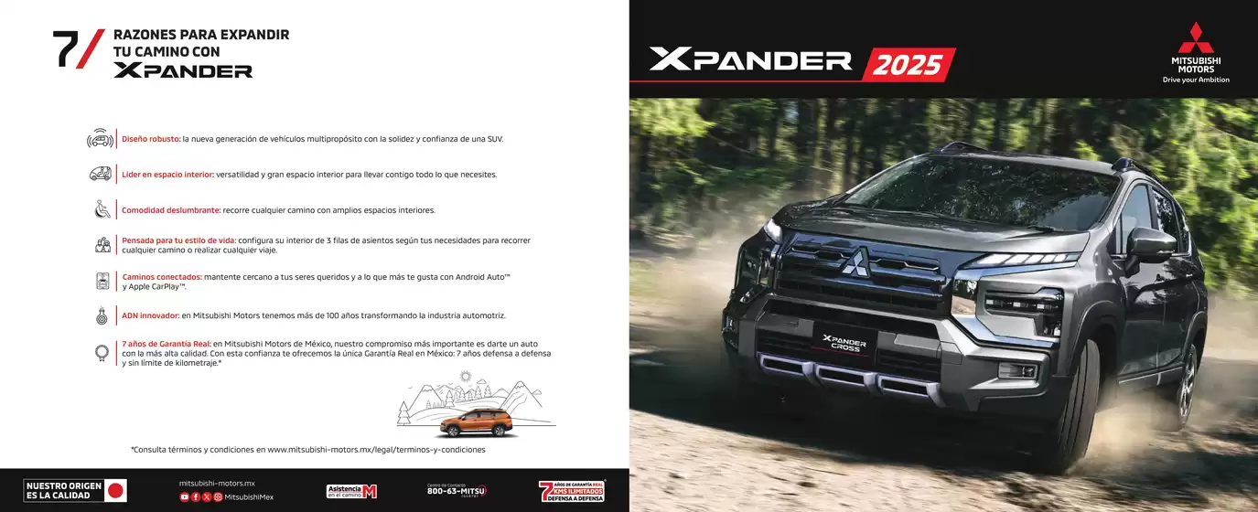 Catálogo Mitsubishi en Guadalajara | Xpander brochure25 | 24/4/2025 - 24/4/2026