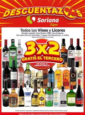 Ofertas de Supermercados en Mazatepec | Descuentazos Súper Nacional de Soriana Súper | 30/4/2025 - 12/5/2025