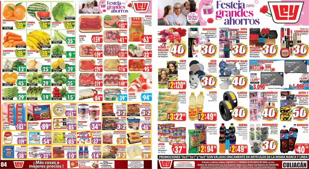Catálogo Casa Ley en Culiacán Rosales | Nuestras mejores ofertas para ti | 1/5/2025 - 2/5/2025