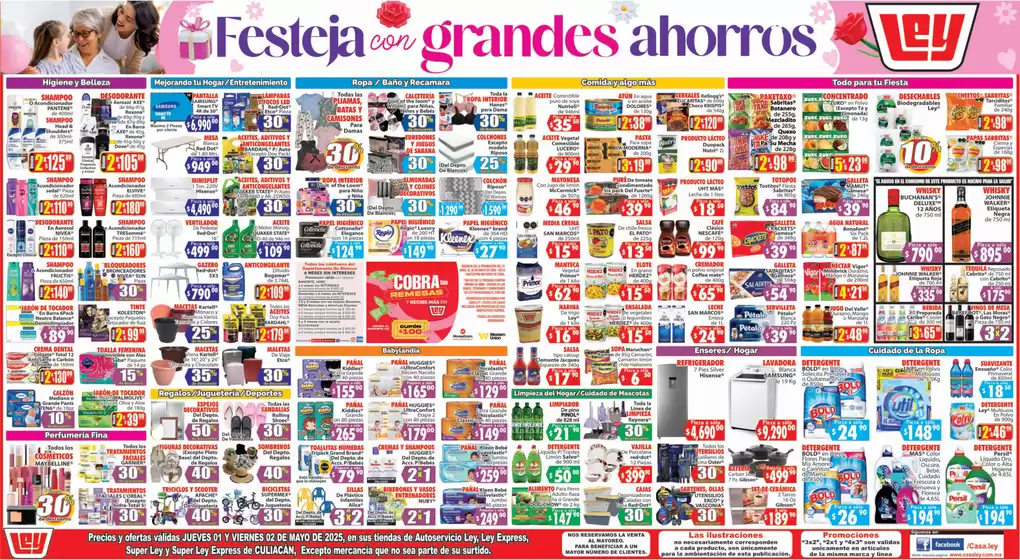 Catálogo Casa Ley en Culiacán Rosales | Nuestras mejores ofertas para ti | 1/5/2025 - 2/5/2025