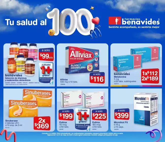 Catálogo Farmacias Benavides en Heróica Puebla de Zaragoza | Catálogo Farmacias Benavides | 1/5/2025 - 31/5/2025