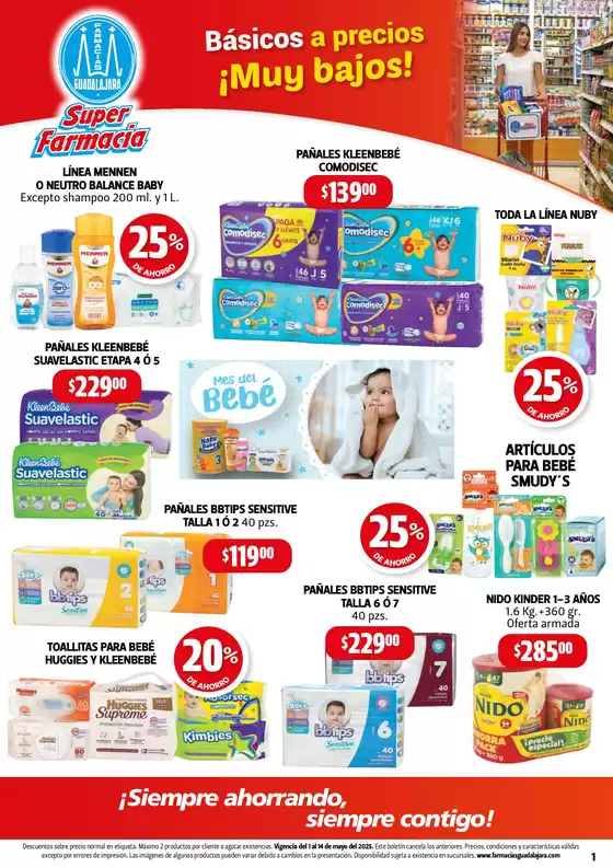 Catálogo Farmacias Guadalajara en Victoria de Durango | Boletín Farmacias Guadalajara | 2/5/2025 - 14/5/2025