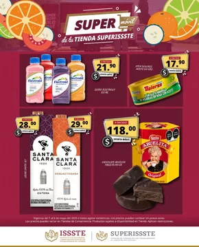 Ofertas de Supermercados en Palma Grande | Ofertas SuperISSSTE de SuperISSSTE | 1/5/2025 - 6/5/2025