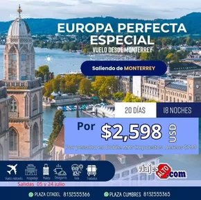Ofertas de Viajes y Entretenimiento en San Pedro Garza García | Ofertas Viajes Alto de Viajes Alto | 5/7/2025 - 24/7/2025