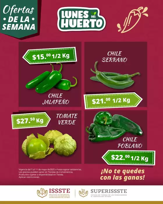 Catálogo SuperISSSTE en San Juan del Río (Querétaro) | Ofertas SuperISSSTE | 5/5/2025 - 11/5/2025