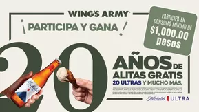 Ofertas de Restaurantes en San Juan del Río (Querétaro) | Promo de Wing's Army | 6/5/2025 - 31/5/2025