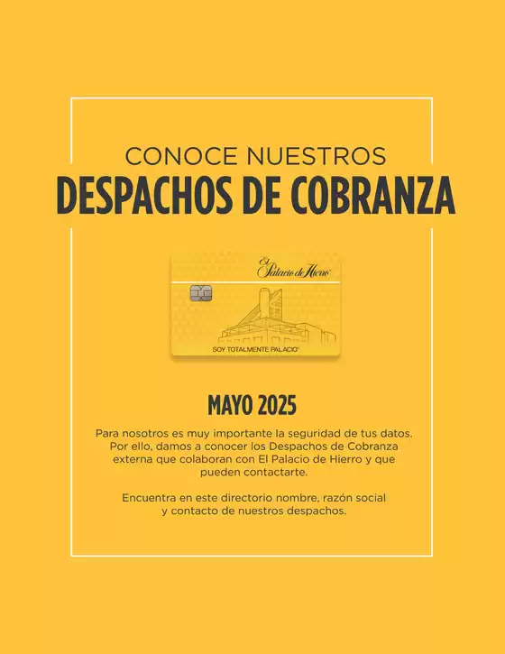 Catálogo El Palacio de Hierro en El Salitre (Querétaro) | Promociones actuales | 1/5/2025 - 31/5/2025