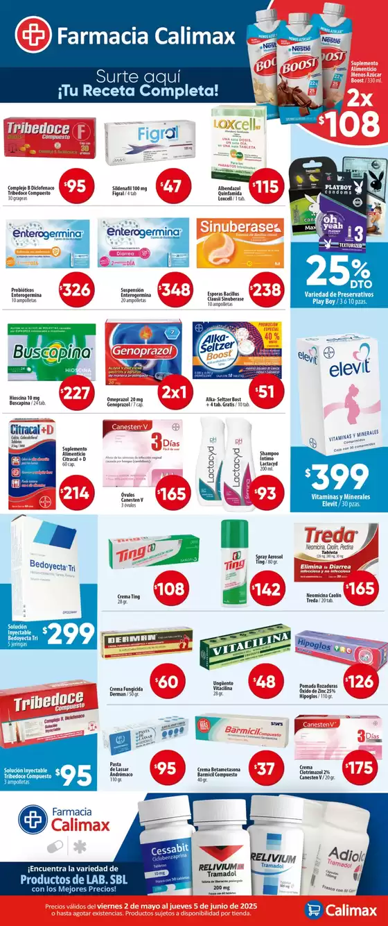 Catálogo Calimax en Tijuana | Calimax Farmacia | 2/5/2025 - 5/6/2025