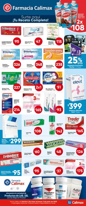 Catálogo Calimax en Tijuana | Calimax Farmacia | 2/5/2025 - 5/6/2025