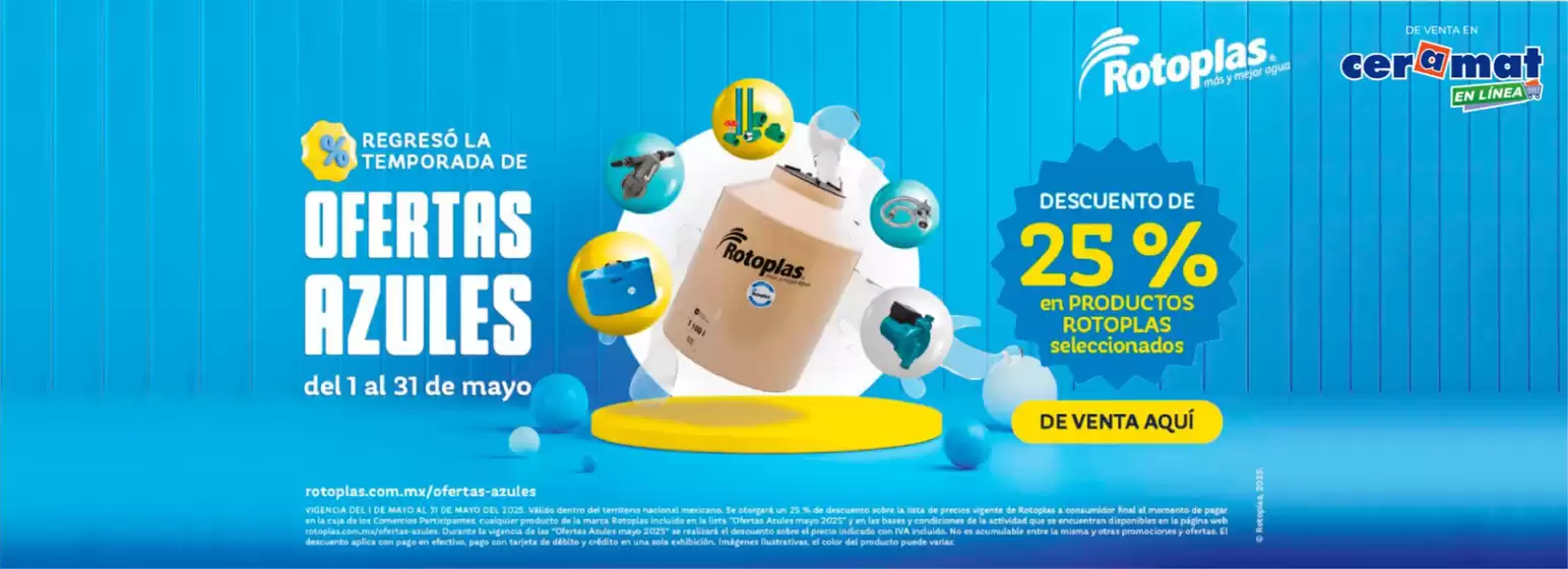 Catálogo Ceramat en Tonalá (Jalisco) | 25% de descuentos | 8/5/2025 - 31/5/2025