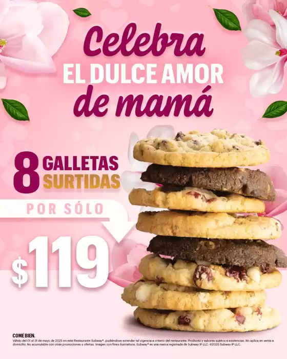 Catálogo Subway en Mexicali | Promo | 8/5/2025 - 31/5/2025