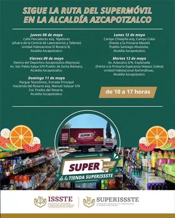 Catálogo SuperISSSTE en Ciudad de México | Ofertas SuperISSSTE | 8/5/2025 - 13/5/2025