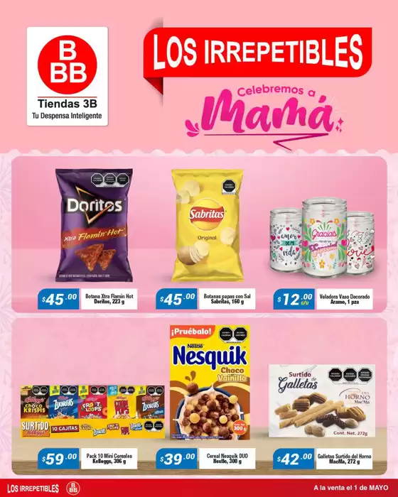Catálogo Tiendas 3B en Villa Guerrero | Volante Temporal Mayo | 8/5/2025 - 16/5/2025
