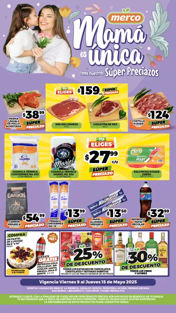 Catálogo Merco en Castaños | Mamá es única | 9/5/2025 - 15/5/2025