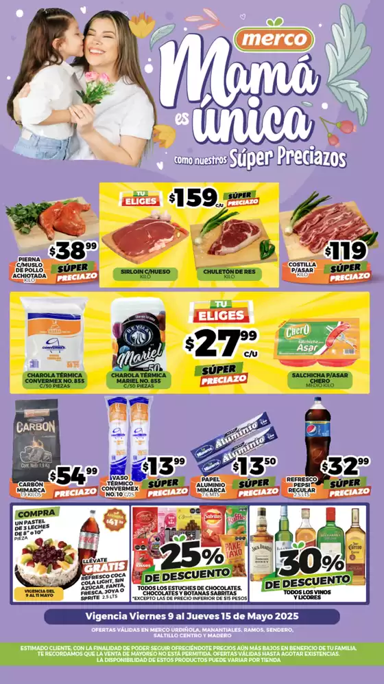 Catálogo Merco en Saltillo | Mamá es única | 9/5/2025 - 15/5/2025