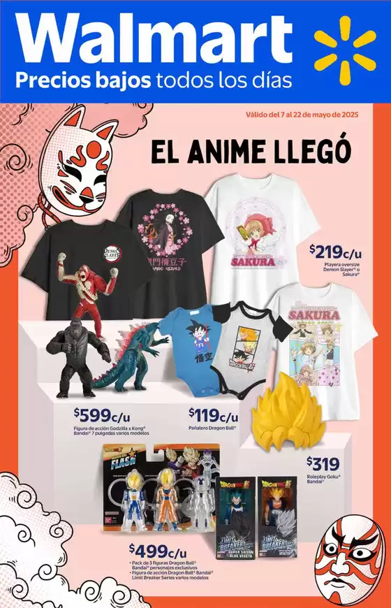 Catálogo Walmart en Ciudad Benito Juárez | Especial Bandai | 9/5/2025 - 22/5/2025