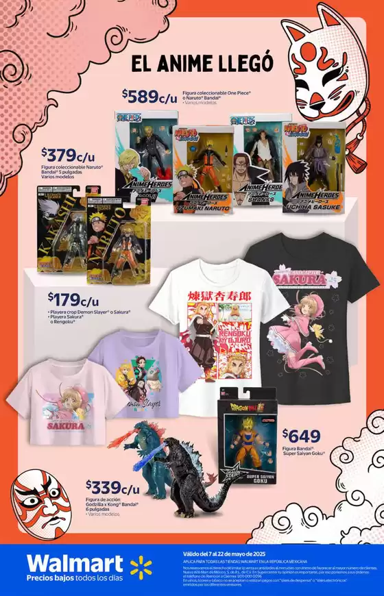 Catálogo Walmart en Ciudad Benito Juárez | Especial Bandai | 9/5/2025 - 22/5/2025