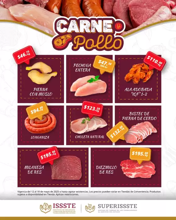 Catálogo SuperISSSTE en Naucalpan (México) | Ofertas SuperISSSTE | 12/5/2025 - 18/5/2025
