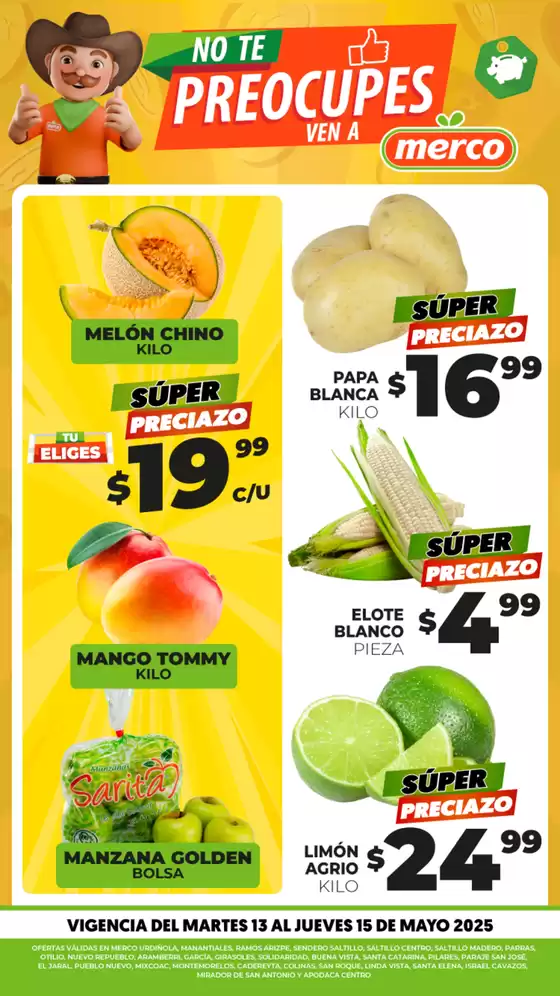 Catálogo Merco en Ciudad Benito Juárez | No te preocupes, ven a Merco | 13/5/2025 - 15/5/2025