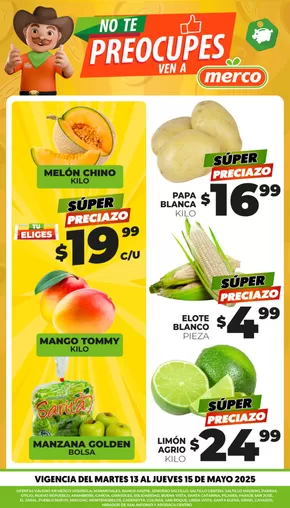 Catálogo Merco en Saltillo | No te preocupes, ven a Merco | 13/5/2025 - 15/5/2025