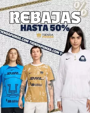 Ofertas de Deporte en Ciudad Madero | Hasta 50% de descuento de Tienda Pumas | 13/5/2025 - 31/5/2025
