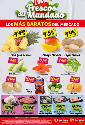 Catálogo Soriana Mercado en San Martín Cuautlalpan | Martes y Miércoles del Campo Mercado Nacional | 13/5/2025 - 15/5/2025