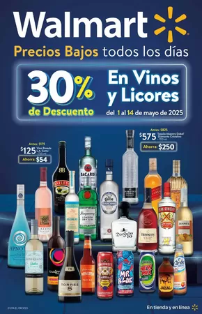 Catálogo Walmart en San Martín Cuautlalpan | Vinos y Licores | 13/5/2025 - 14/5/2025