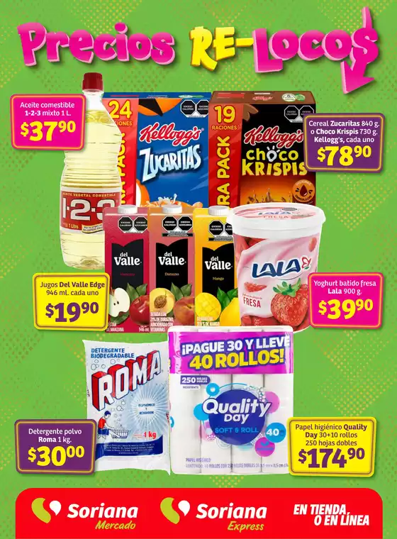 Catálogo Soriana Mercado en Iztacalco | Precios Re Locos Mercado Nacional | 14/5/2025 - 22/5/2025