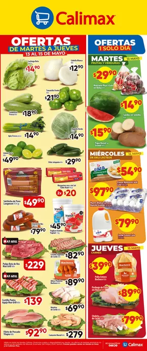 Catálogo Calimax en Tijuana | Calimax Ofertas Martes-Jueves | 13/5/2025 - 15/5/2025