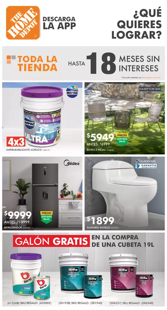 Catálogo The Home Depot en Puerto Vallarta | The Home Depot - ¿Qué quieres lograr? | 15/5/2025 - 25/5/2025