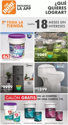 Catálogo The Home Depot en Atotonilco (Morelos) | The Home Depot - ¿Qué quieres lograr? | 15/5/2025 - 25/5/2025
