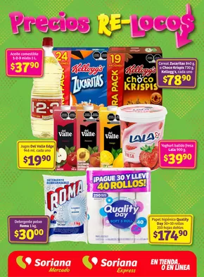 Catálogo Soriana Express en Iztapalapa | Precios Re Locos Mercado Nacional | 15/5/2025 - 22/5/2025